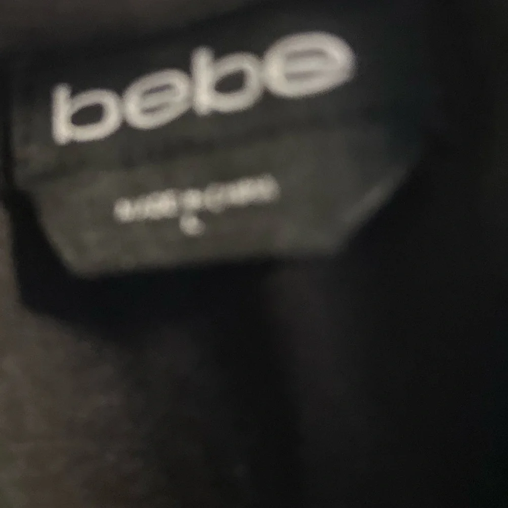 Women's bebe V-Neck Jumpsuit With Powermesh Sleeve Size L - Picture 6 of 6